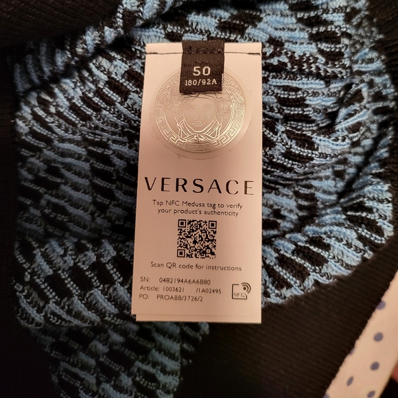 VERSACE La Greca Medusa Jacquard Sweater - Picture 7 of 8